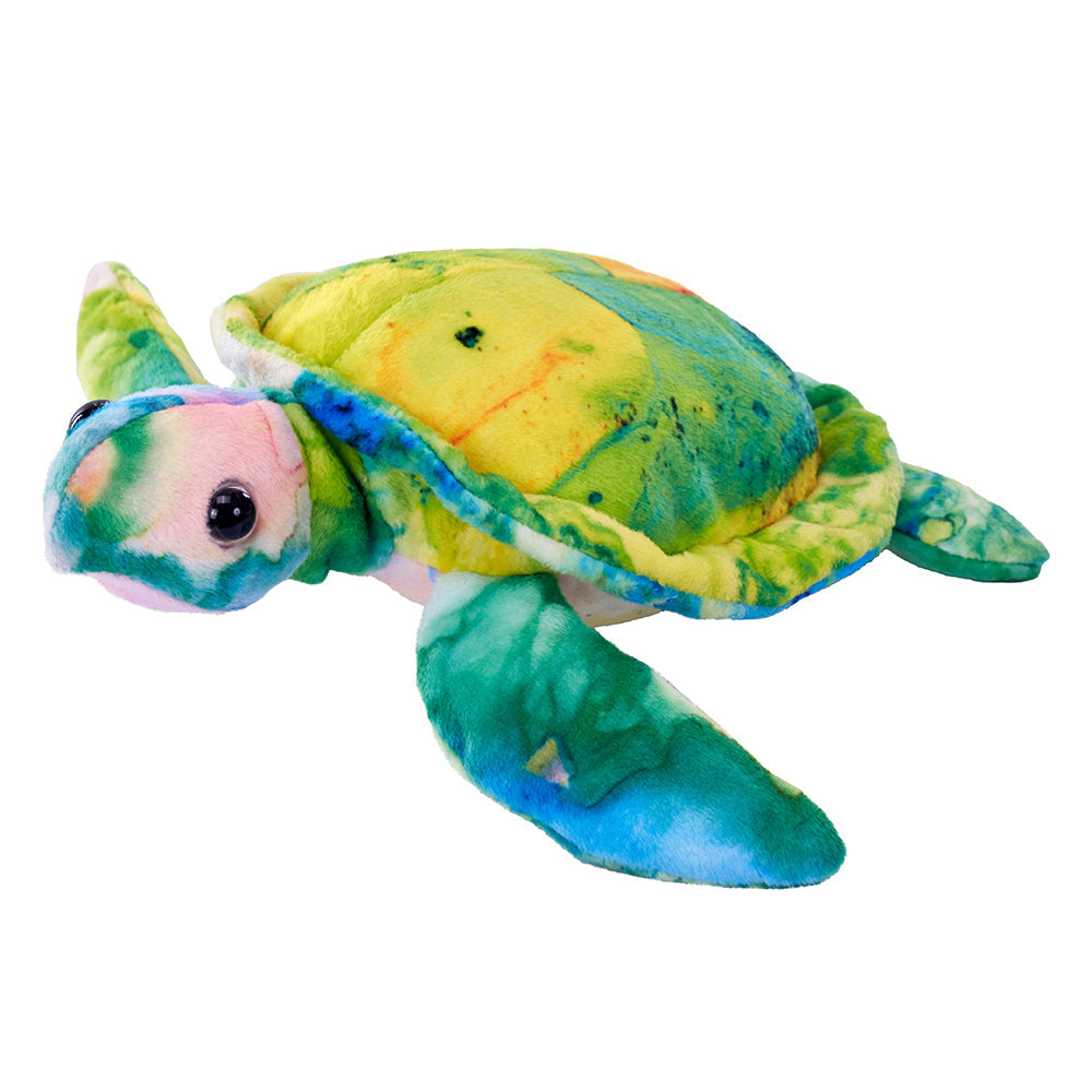 Watercolor Sea Turtle Plush