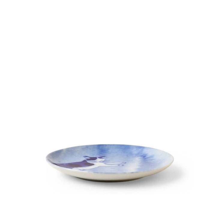 Blue Cat Relaxing Plate