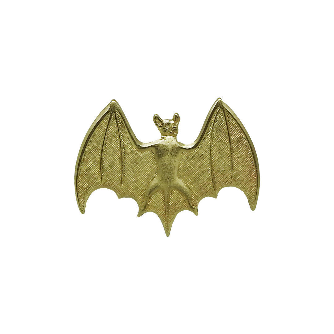 Bat Brooch -  Bright Brass