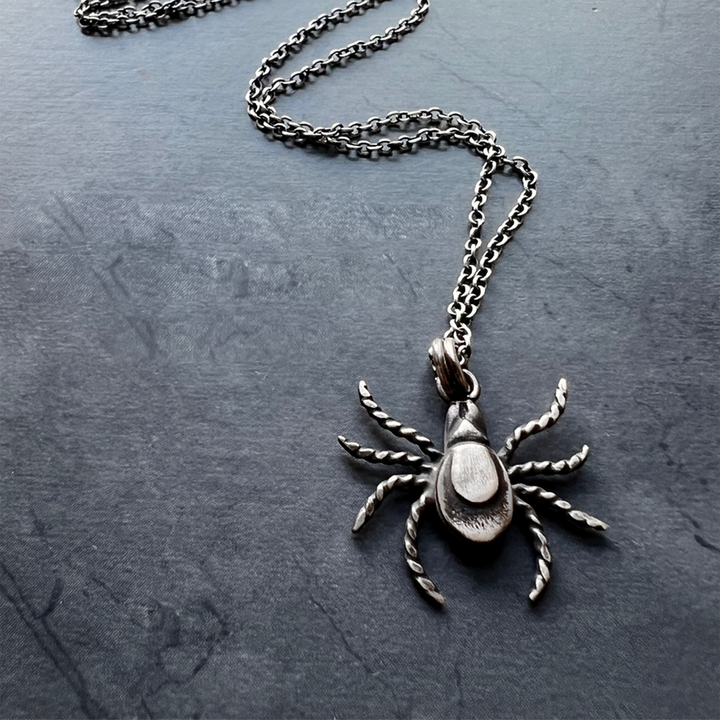 Tick Necklace - Sterling Silver