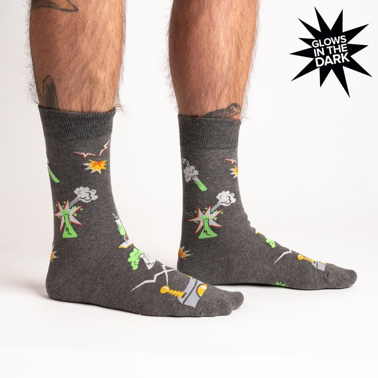 Men's Weird Science Crew Socks