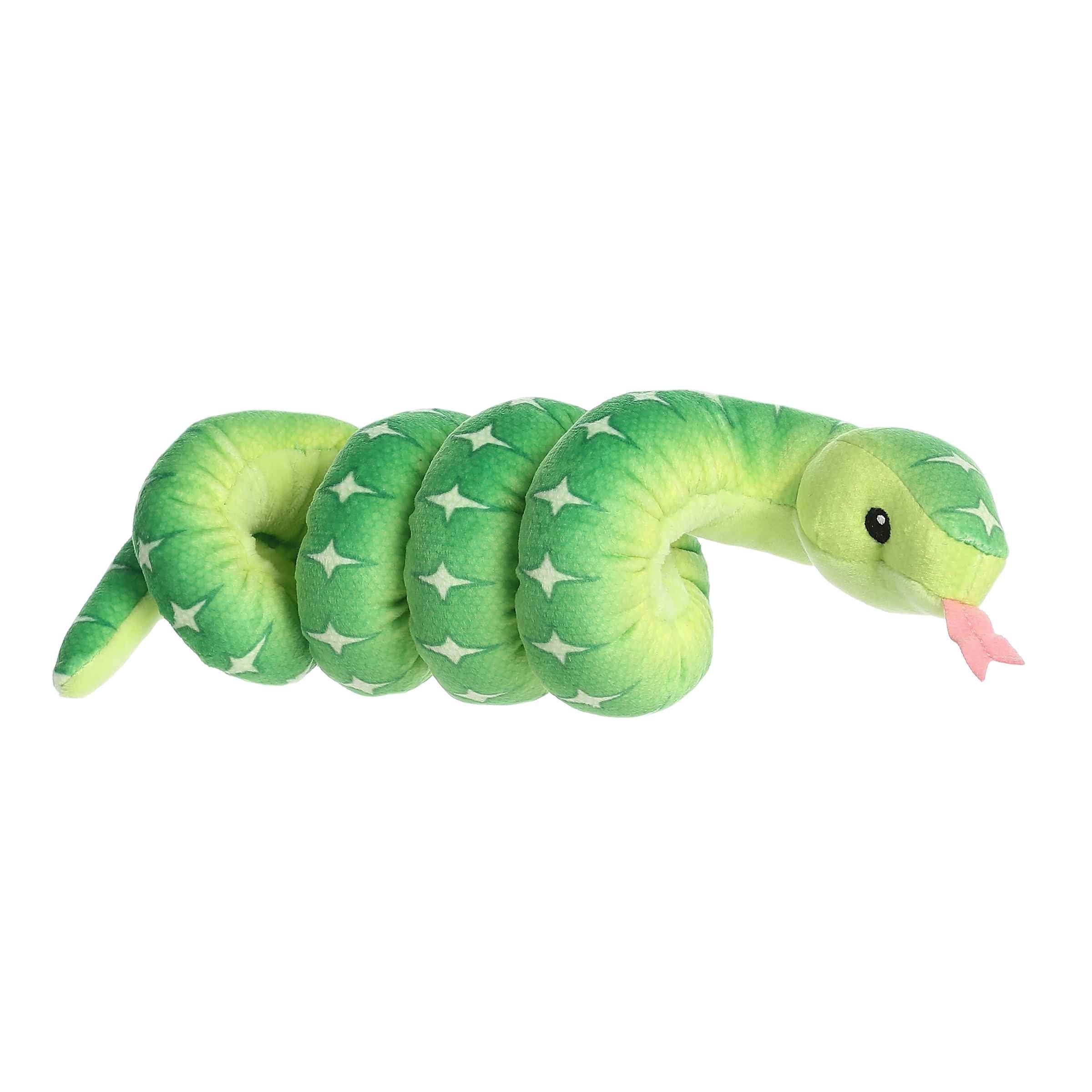 Emerald Tree Boa Snake Wrist Plush – Field Museum
