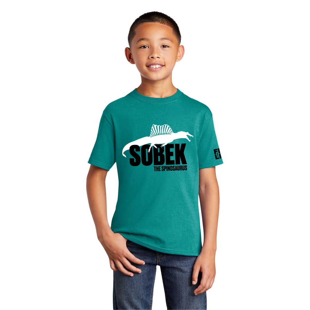 Youth Sobek the Spinosaurus T-Shirt - Teal