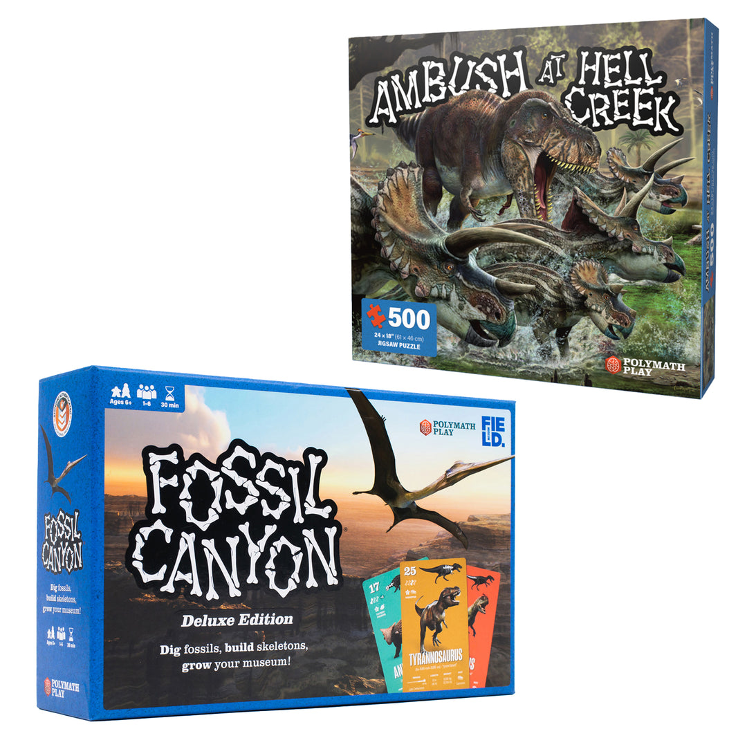 Fossil Canyon & Ambush at Hell Creek Puzzle Bundle