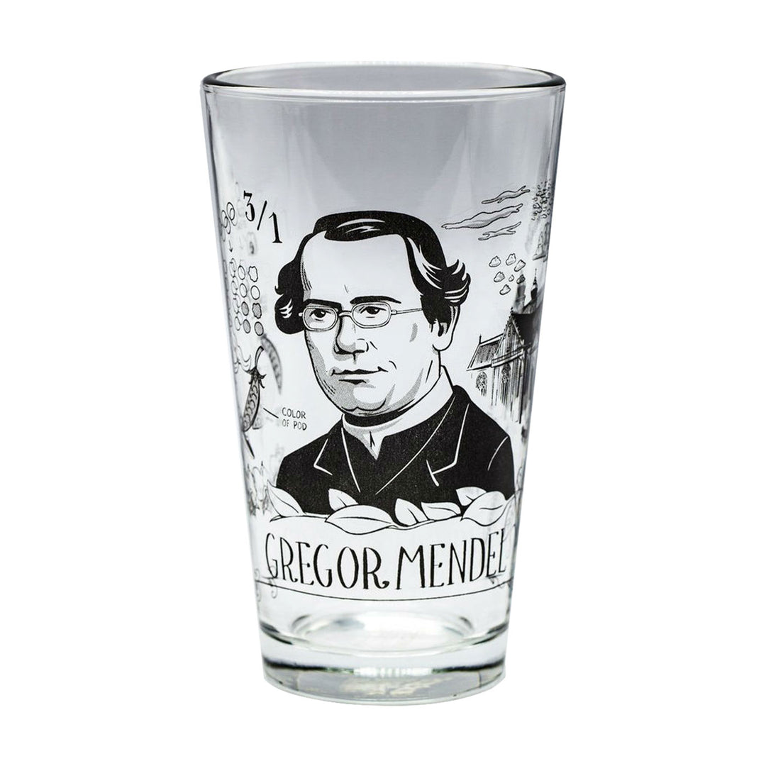 Gregor Mendel Pint Glass | Field Museum Store