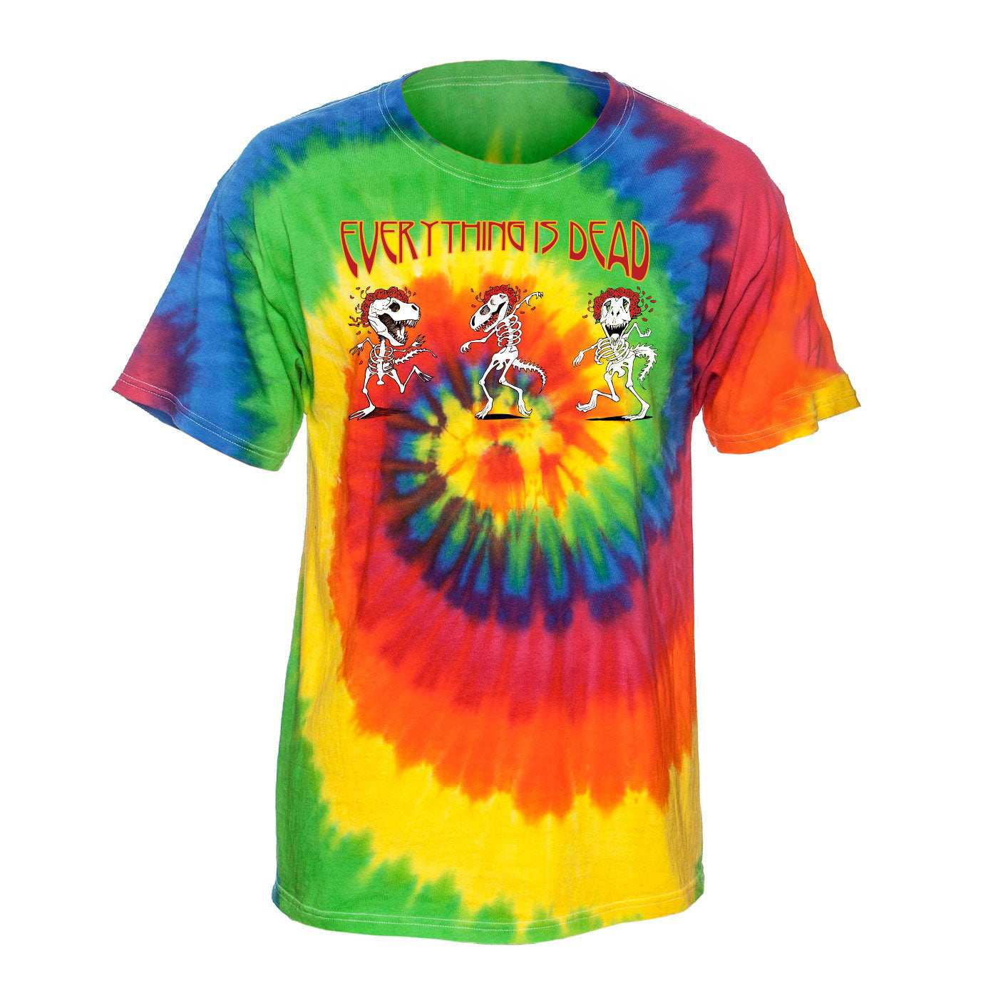 Tie Dye Everything Is Dead Adult T-Shirt | Field Museum Store Large