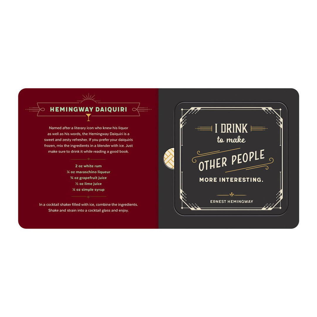 I Have Mixed Drinks About Feelings Coaster Book | Field Museum Store