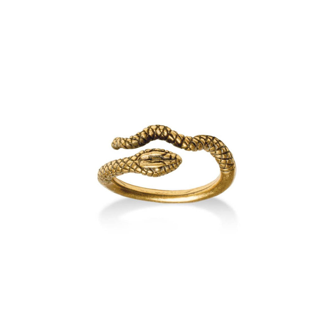 Egyptian Snake Ring - Gold Finish