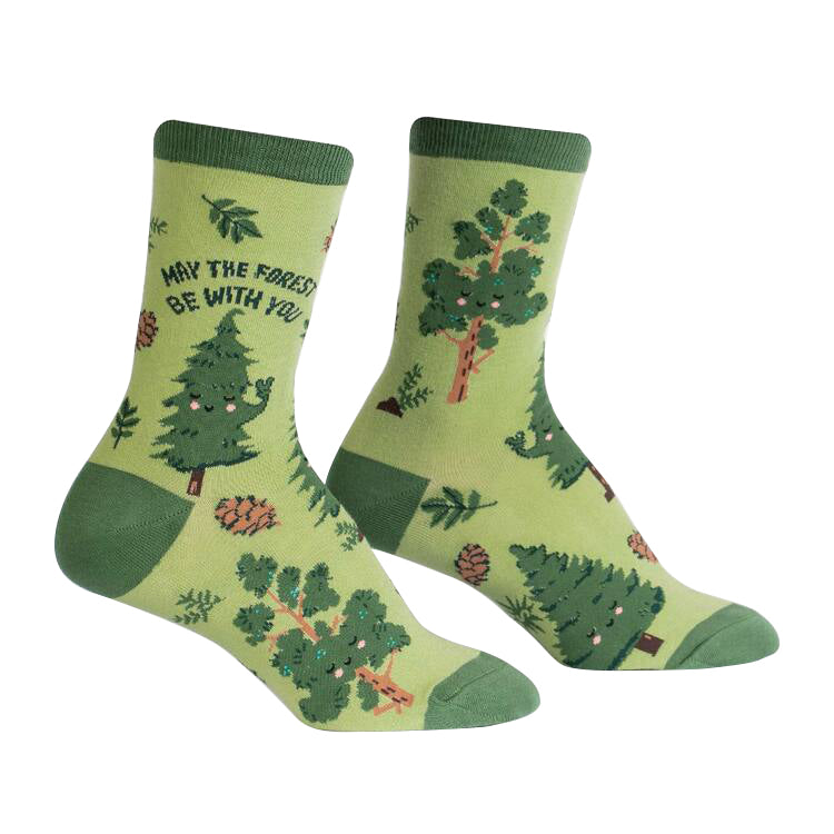 Women's May The Forest Be With You Socks