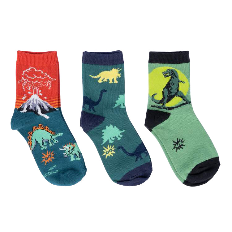 Junior Dinosaur Days Socks 3-Pack