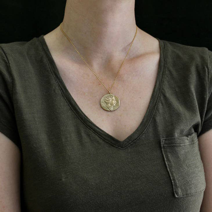 Dionysus Coin Necklace