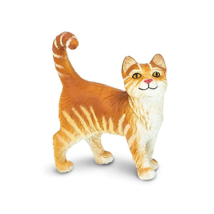 Orange Tabby Cat Toy Figurine  Safari Ltd   