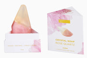 Rose Quartz Crystal Soap open box