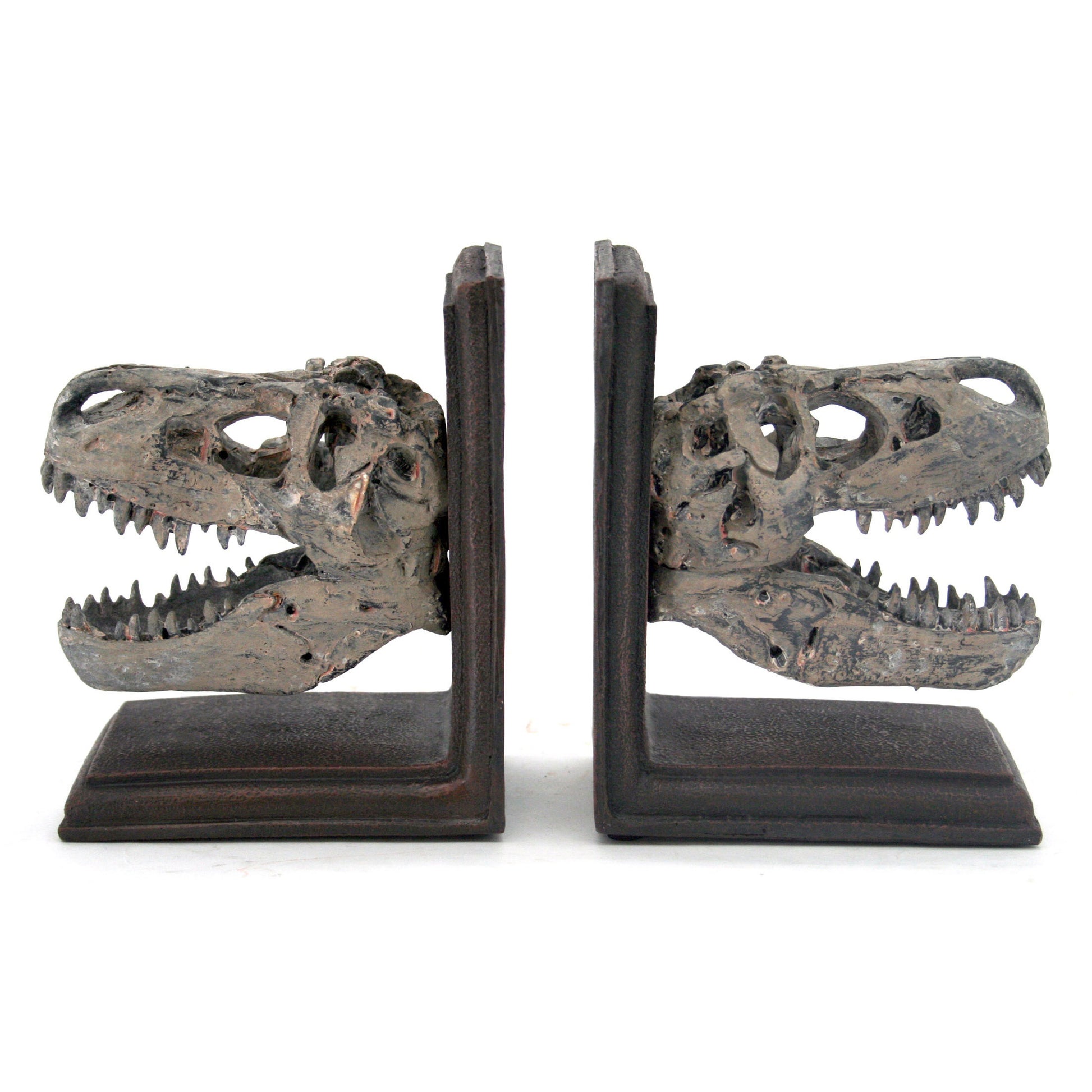 T-REX SKULL BOOKENDS