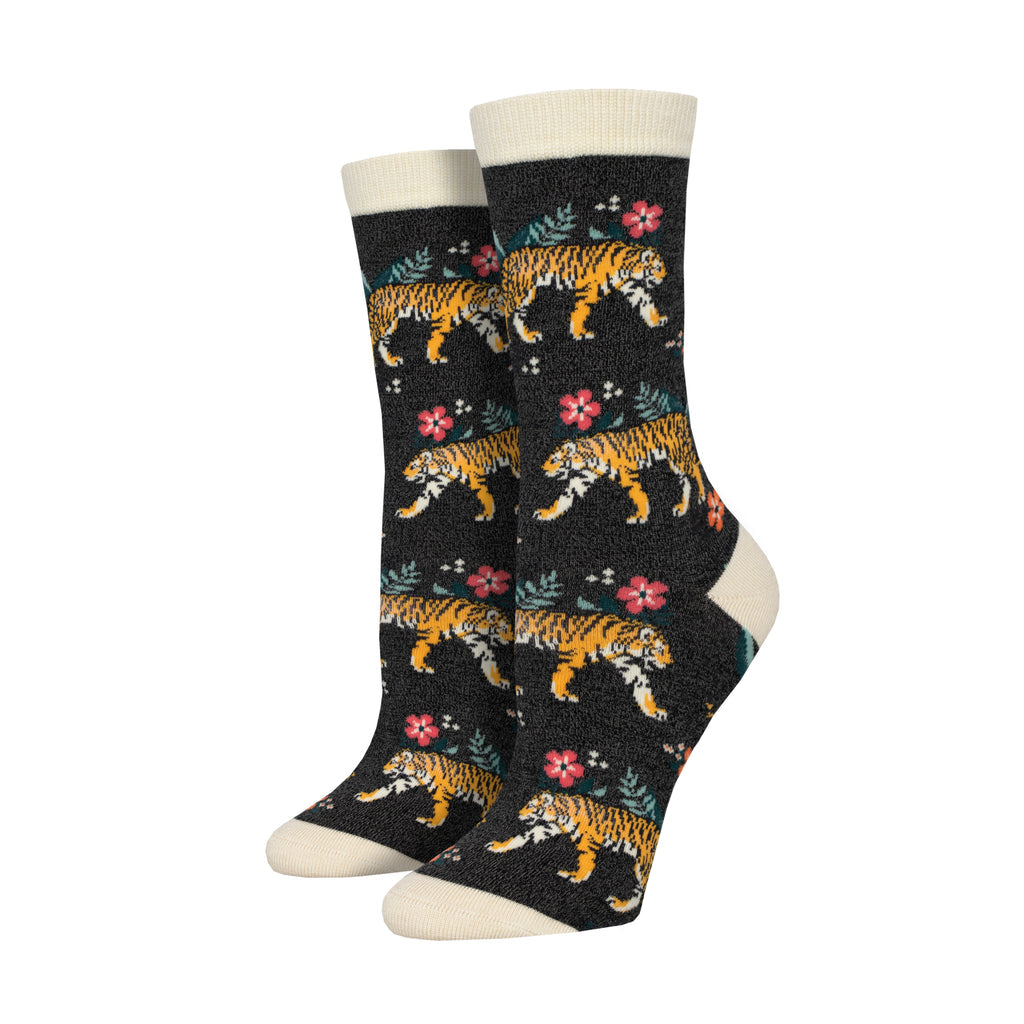 Women's Tiger Floral Socks
