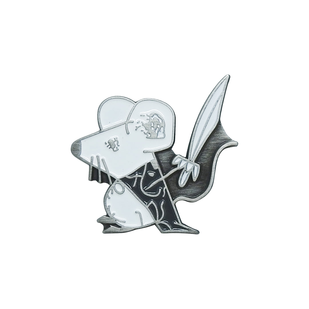 Beer for Kings Mouse with Sword Lapel Pin