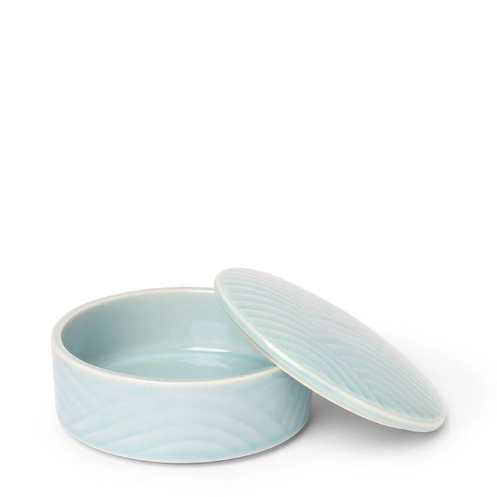 Himari Light Blue Bowl with Cover