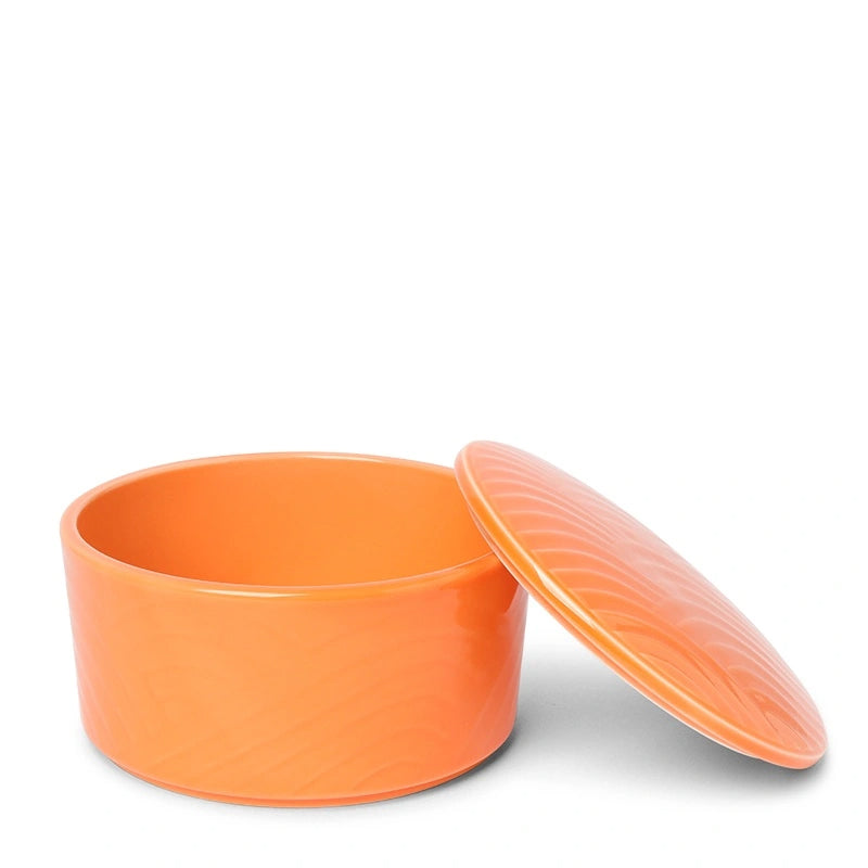 Himari Orange Bowl with Cover