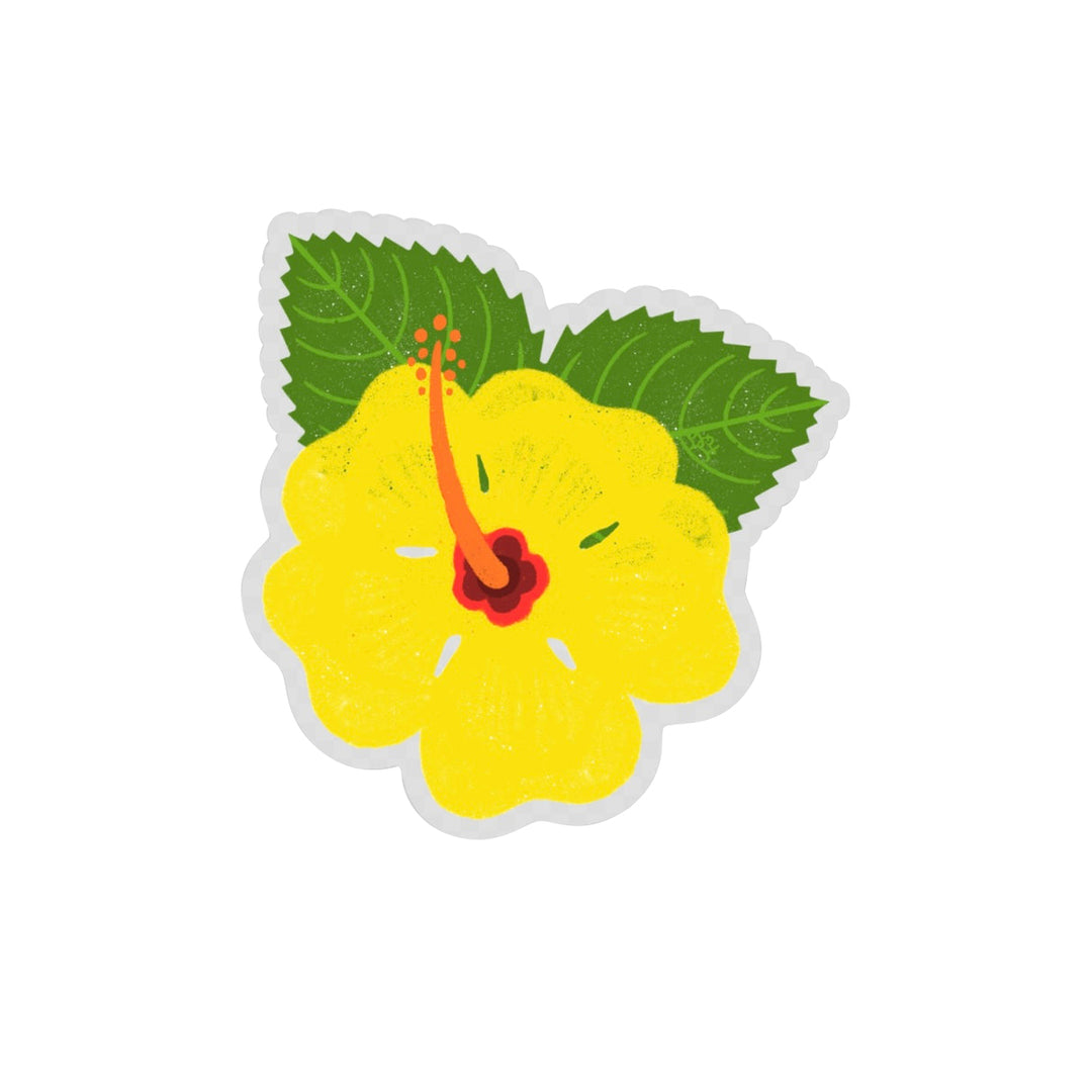 Ma'o Hau Hele Hibiscus Sticker