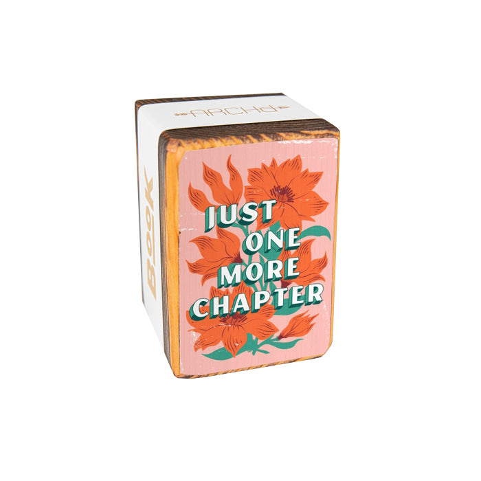 Just One More Chapter Bookend