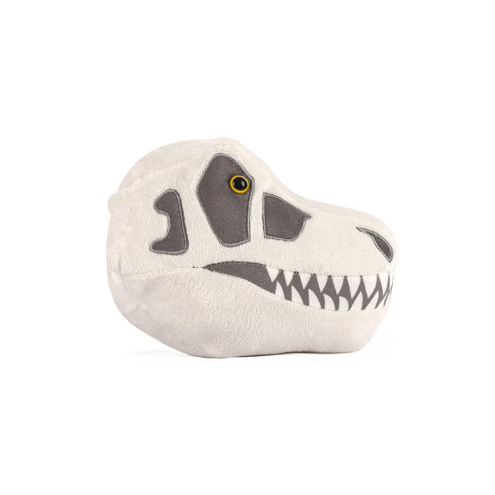Fuzzy Fossils T. Rex Skull Plush