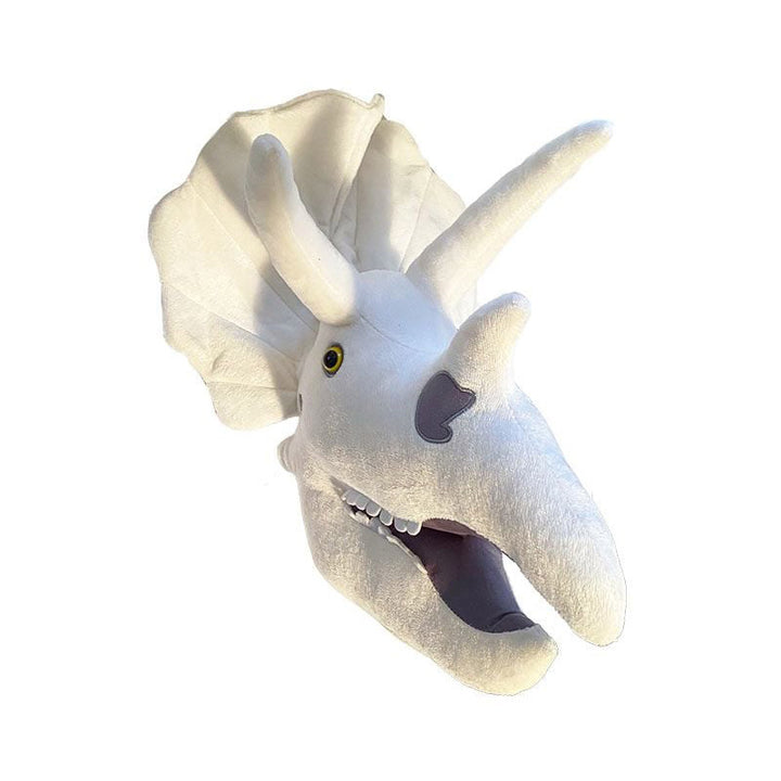 Fuzzy Fossils Triceratops Skull Plush Large