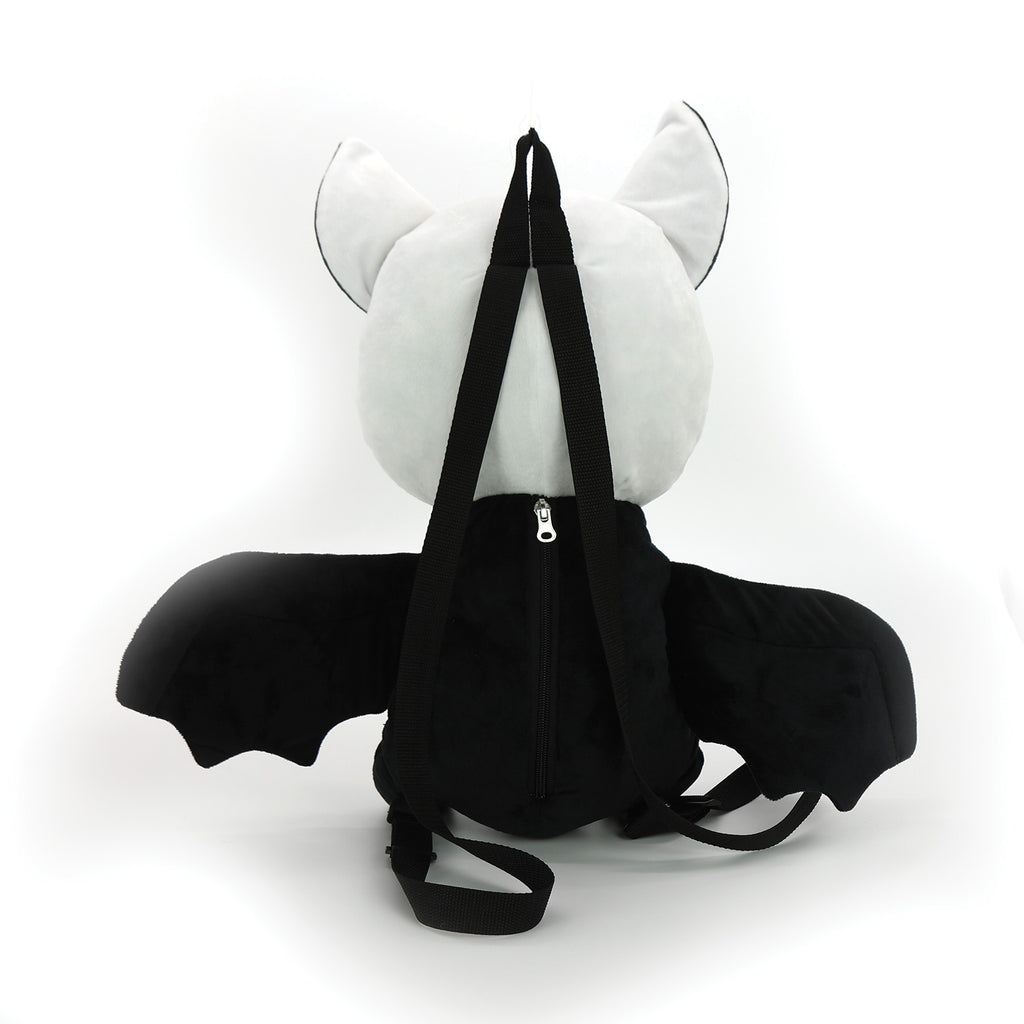 Skeleton Bat Plush Backpack