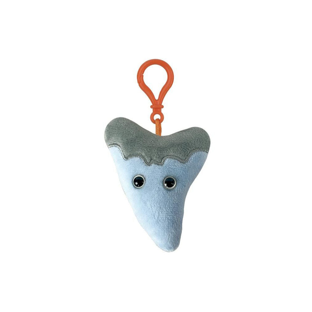 Fuzzy Fossils Megalodon Tooth Plush Keychain