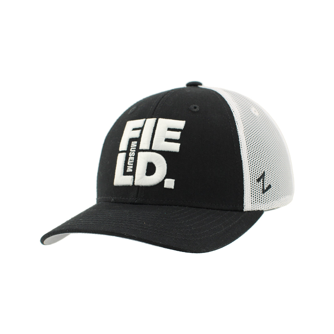 Field Museum Trucker Hat - Black Hat Zephyr