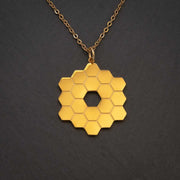 JAMES WEBB TELESCOPE NECKLACE GOLD