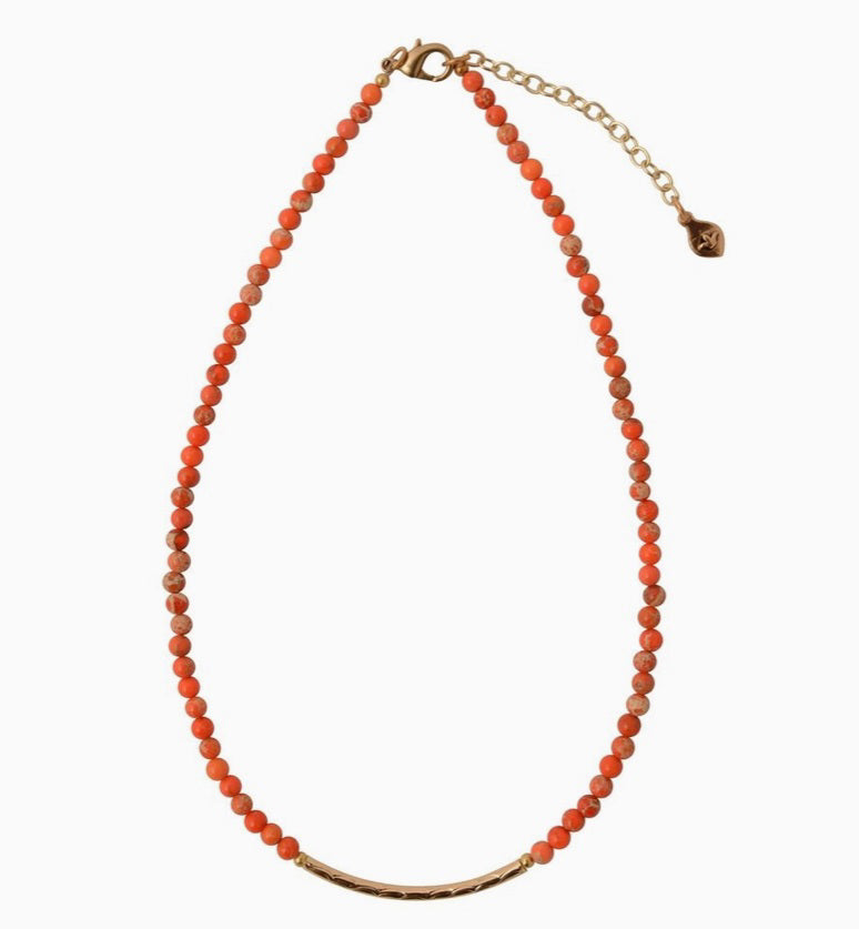 Orange Jasper Necklace
