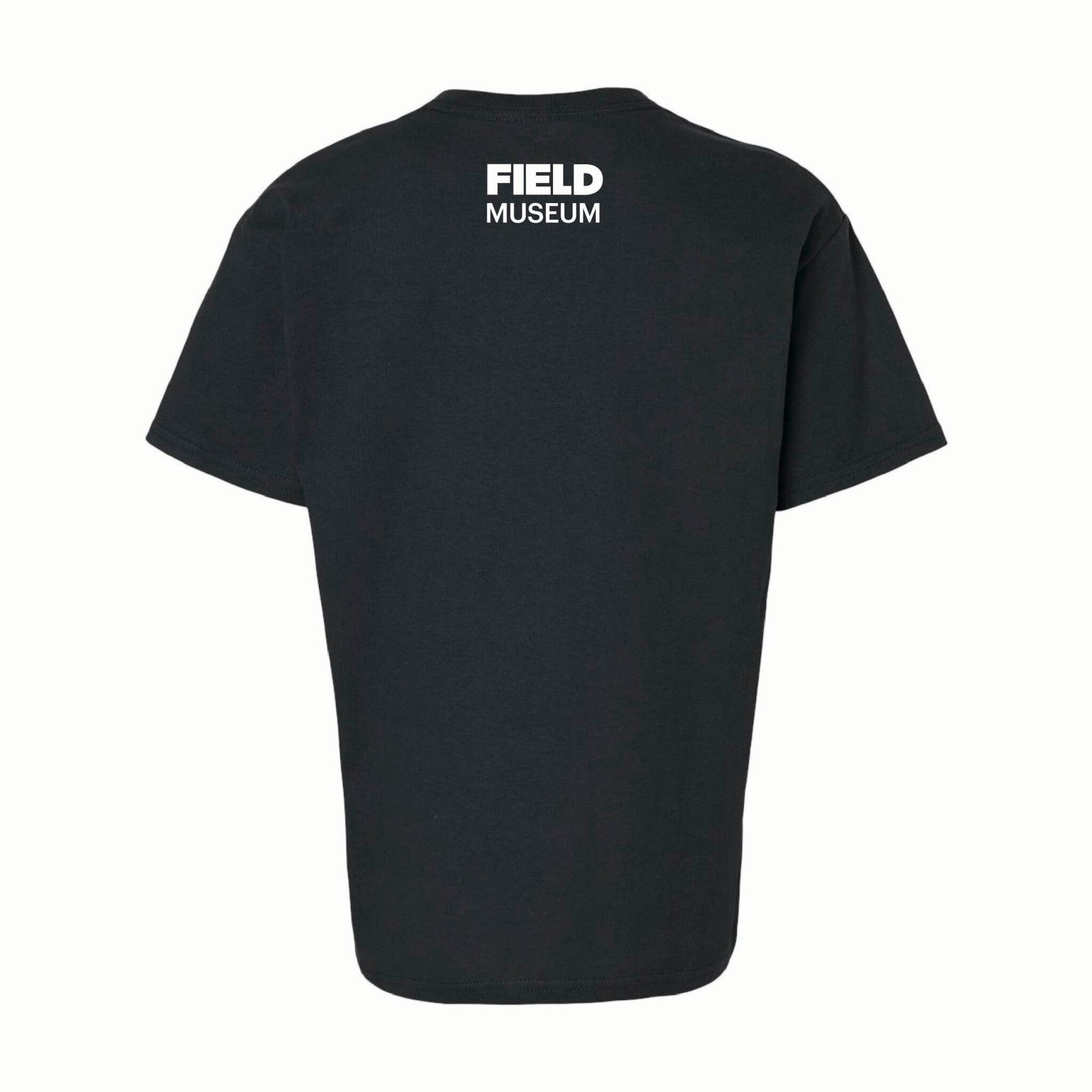 SUE the T. rex Youth Tee Black- Back