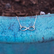INFINITY NECKLACE SILVER