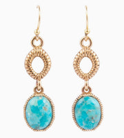 Terra Blue Turquoise Earrings