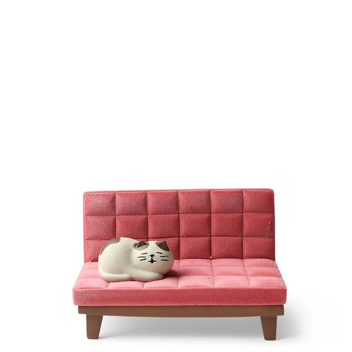 Cat on Sofa Phone Stand - Pink  Miya Company   