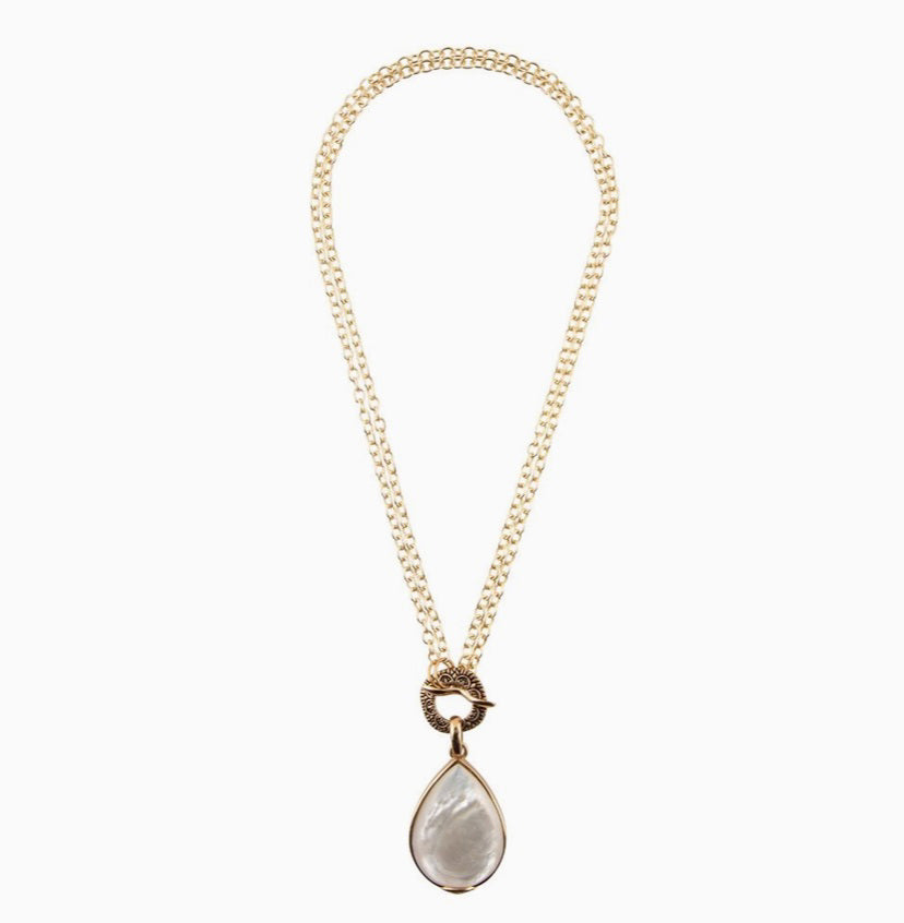 Mother of Pearl Pendant Necklace
