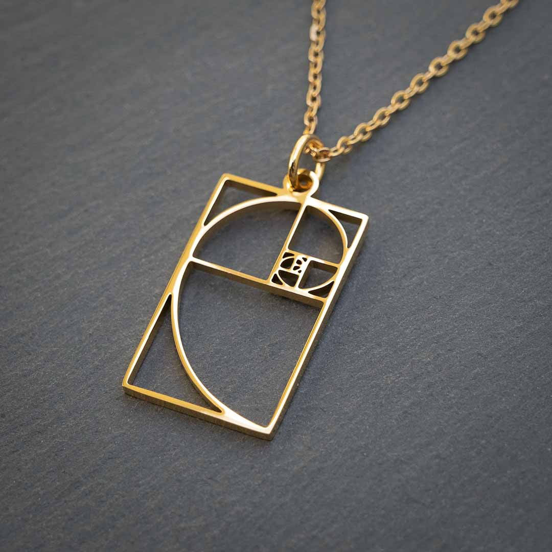 FIBONACCI NECKLACE GOLD