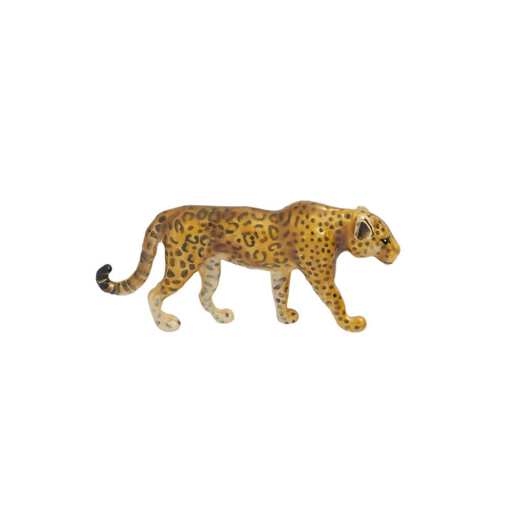 Enamel Leopard Brooch Fable England