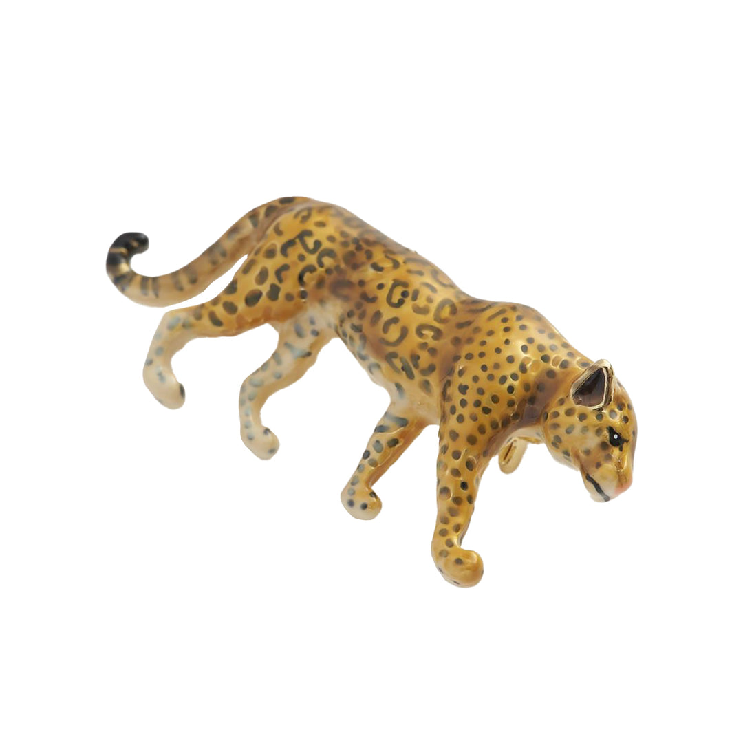 Enamel Leopard Brooch Fable England