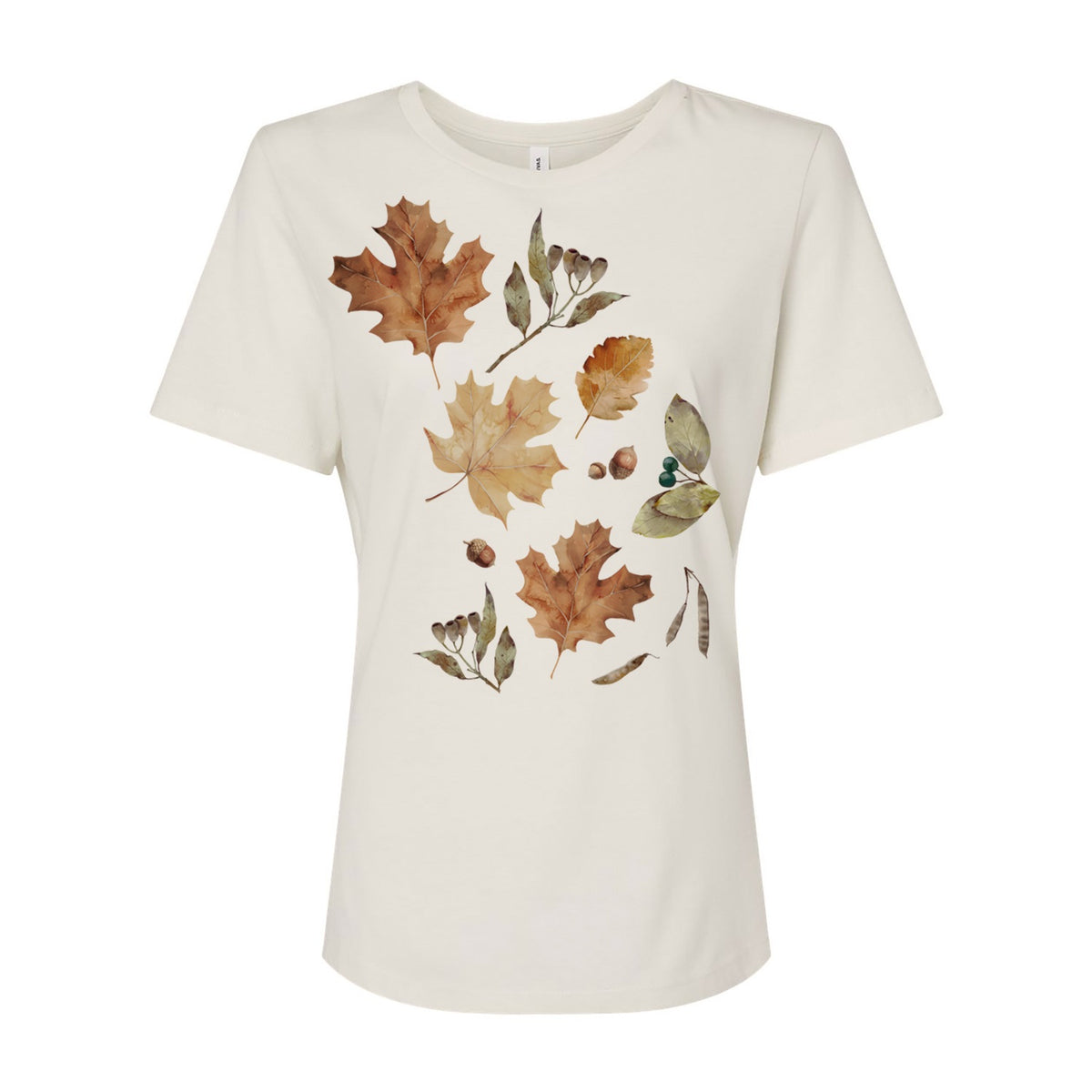 Ladies Fall Leaves Tee front