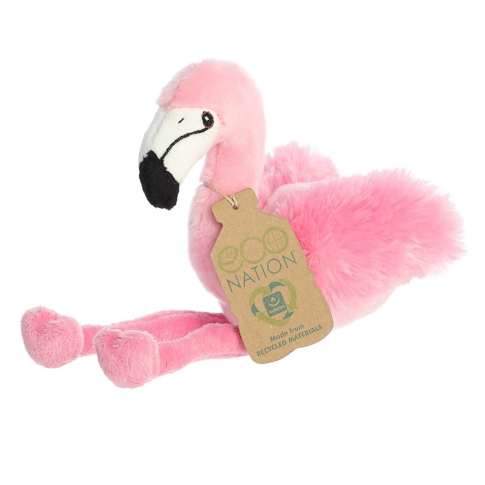 Flamingo Eco Softies Plush 8"