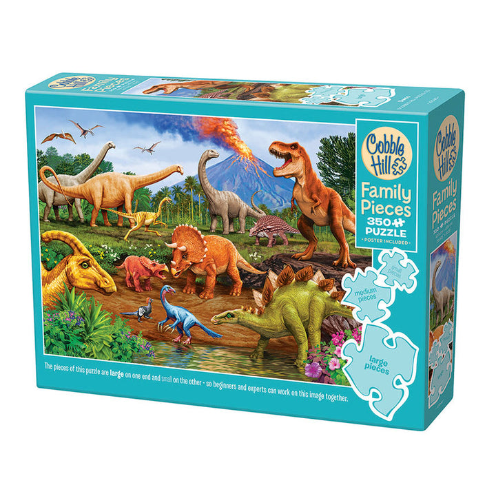 Dinos Family 350 Piece Puzzle  Outset Media   