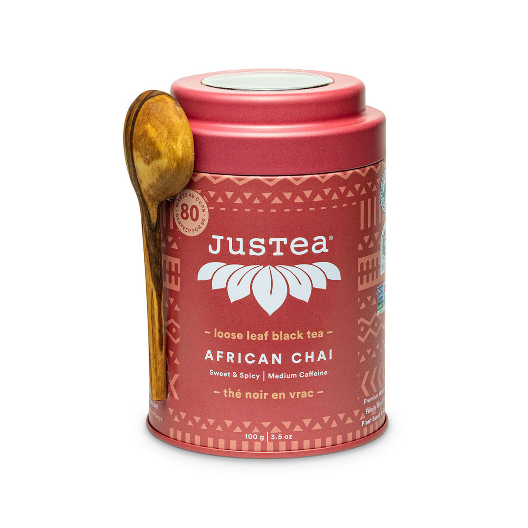 JusTea African Chai Loose Leaf Tea  Swahili Imports   