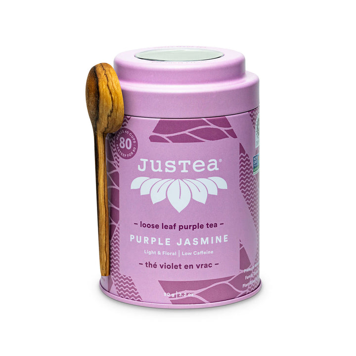 JusTea Purple Jasmine Loose Leaf Tea  Swahili Imports   