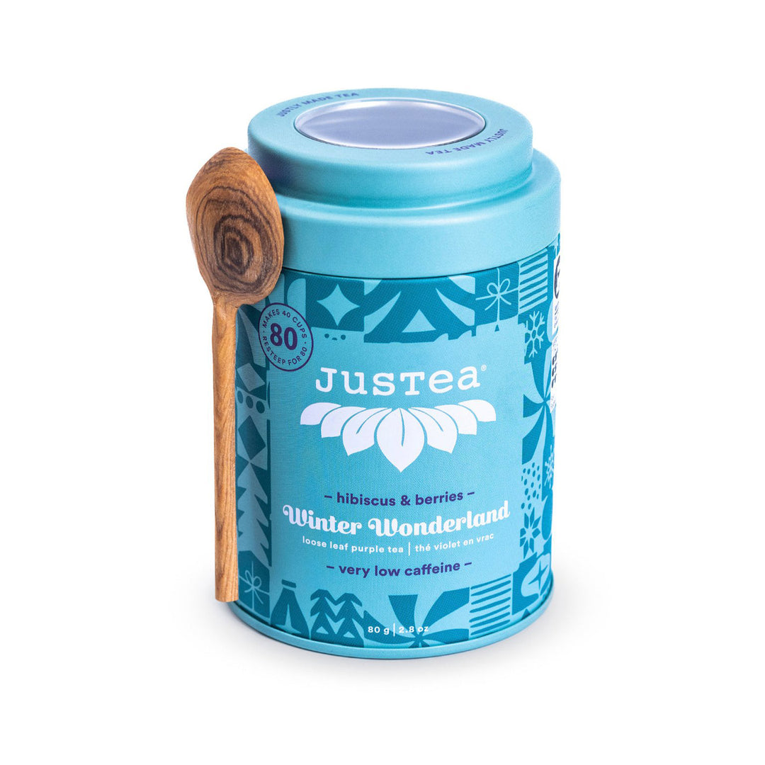 JusTea Winter Wonderland Loose Leaf Tea Swahili Imports