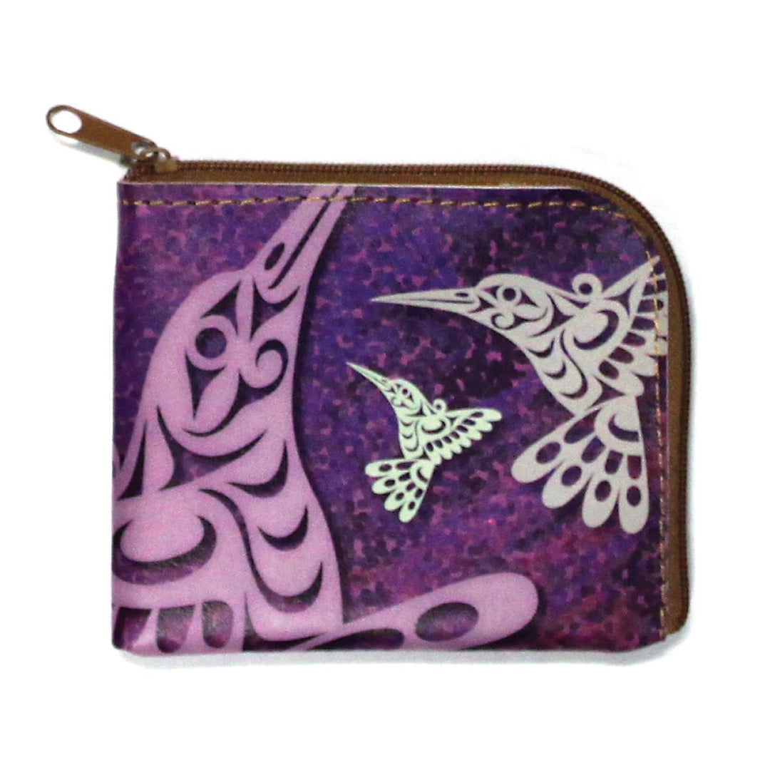 Hummingbird Coin Purse  Native Northwest   