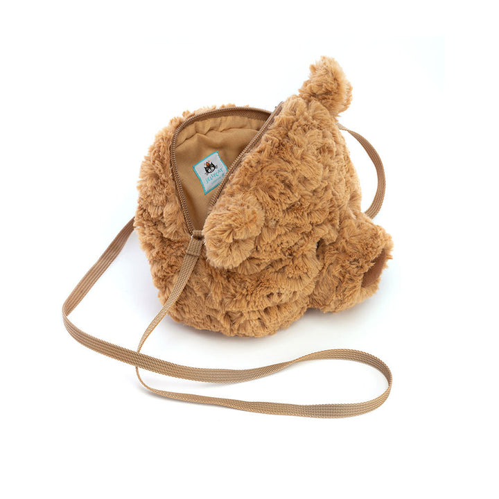 Bartholomew Bear Plush Bag  Jellycat   