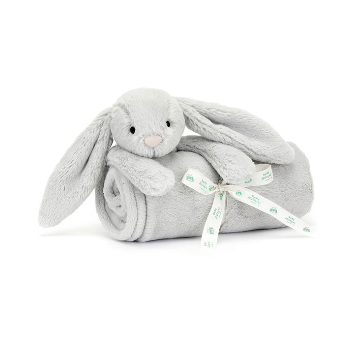 Bashful Bunny Blankie - Grey  Jellycat   