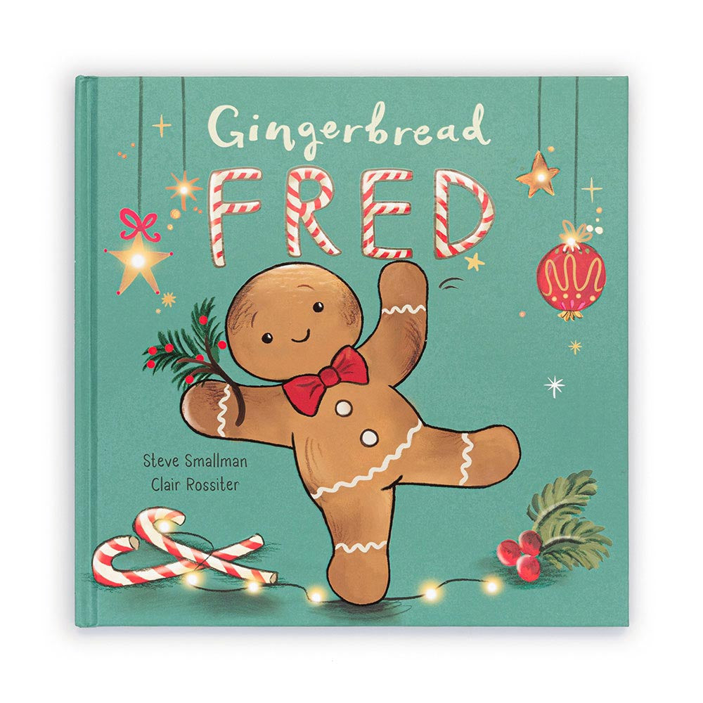 Gingerbread Fred Book  Jellycat   