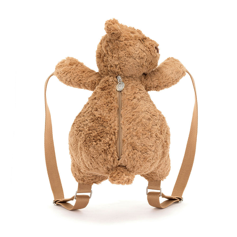 Bartholomew Bear Plush Backpack  Jellycat   